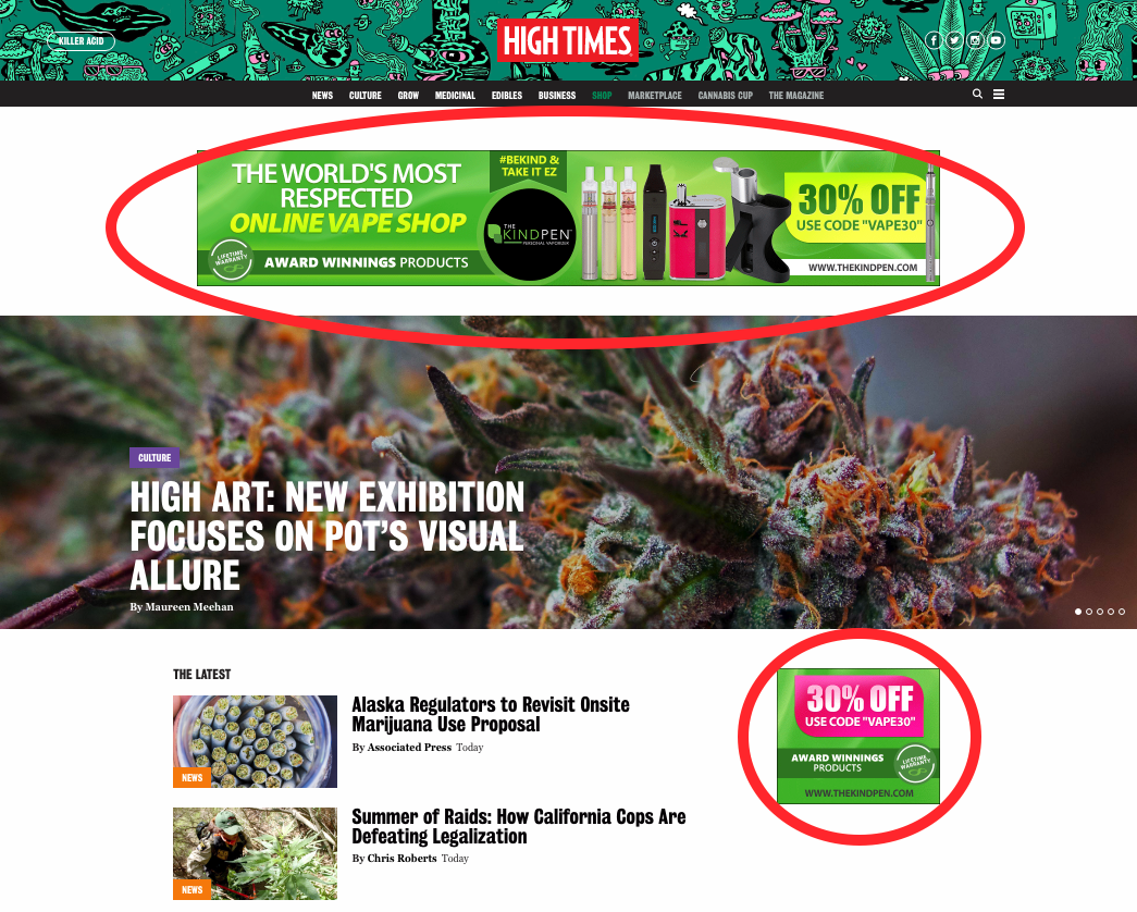 Cannabis Paid Search Management & Display Ads